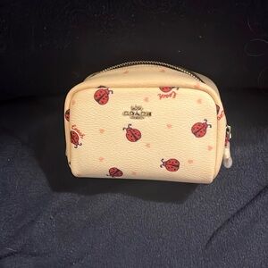 Coach Ladybug Mini Pouch
